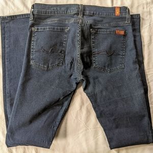 Women's 7 for all Mankind Blue Jeans | size 28 | great condition